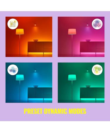 WiZ Connected Color B12 Smart WiFi Light Bulb | 2200K - 6500K + RGB 16 Million Colors | Works with Alexa, Google Assistant, Siri | No Hub Required | 1 Count - Buy Online on SooperMarket.com