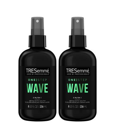 TRESemm One Step 5-in-1 Leave -In Hair Styling Mist Wave Defining Mist 2 Count For Wavy Hair Hair Care Product to Enhance Natural Waves 8 oz