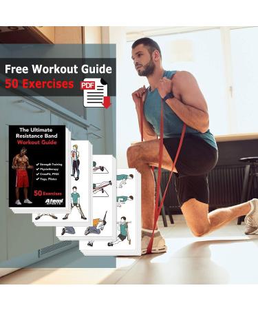 Resistance Pull Up Band for Strength Training | Exercise Loop Band for Men or Women | Home Workout Band - Red (7-15KG) - Buy Online on SooperMarket.com