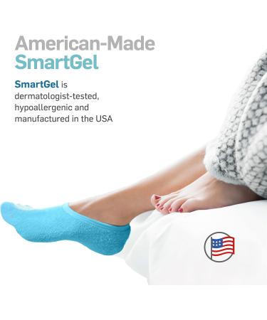 NatraCure 5-Toe Gel Lined Moisturizing Socks with Aloe & Shea Infusion - Hydrating Spa Socks for Soft, Smooth Feet - Ideal for Dry, Cracked Heels - Small - Buy Online on SooperMarket.com