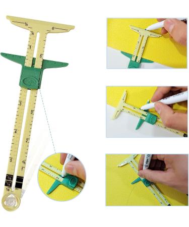 YEQIN 5-in-1 Sliding Gauge Measuring Sewing Tool - Style 1 | Essential Sewing Accessories - Buy Online on SooperMarket.com