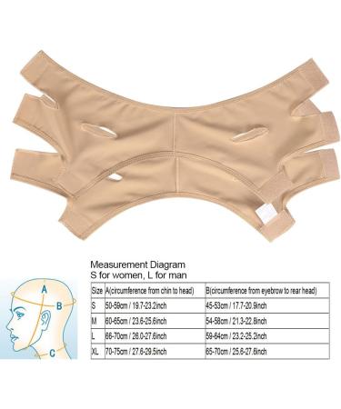 Face Slimming Mask V Shaped Slimming face Beauty Neck Mask Face Lift Up Belt Thin Shape Face Line Strap Reduce Double Chin Bandage Suit for Woman and Man(L) - Buy Online on SooperMarket.com