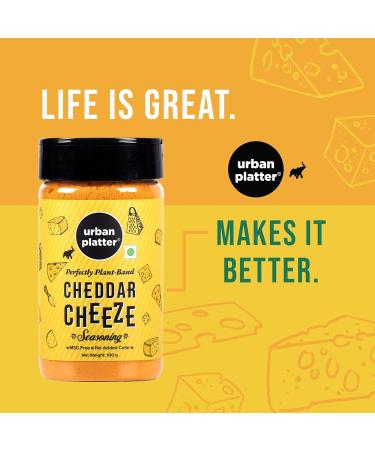 Urban Platter Cheddar Cheese Powder 100g (An all purpose seasoning Perfect for Pop Corn Pasta Fries Seasoning | Dairy-free) - Buy Online on SooperMarket.com