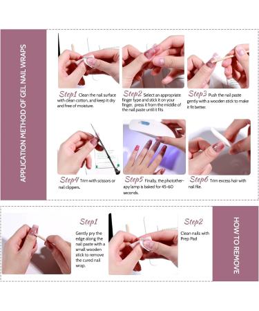 16 PCs Purple Gel Nail Polish Stickers - Full Wraps & Cured Nail Strips for Women | BSG-0314 Hellrosa Glitter - Buy Online on SooperMarket.com