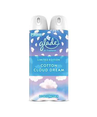 Glade Air Freshener, Room Spray, Cotton Cloud Dream, 8.3 Oz, 2 Count