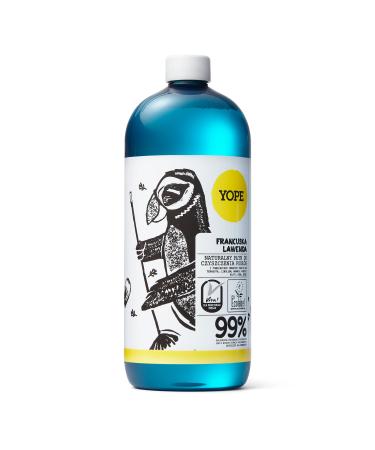 YOPE Natural Floor Cleaner | Anionic and Non -Ionic Surfactants | Multi Surface | 99% Natural Ingredients | Safe for People and Animals | French Lavender 1000ml