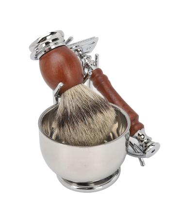 Premium Manual Beard Bowl Set - Complete Dry Beard Brush Kit for Men | Durable Alloy | Perfect for Bathroom Grooming - Buy Online on SooperMarket.com