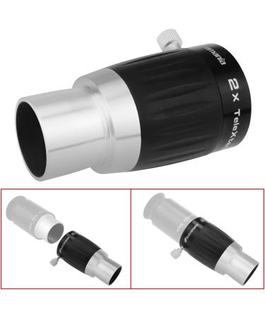 Astromania 1.25 3-Elements 2X TeleXtender Premium Barlow Lens - Apochromatic Barlow Lens for Excellent Image Quality - Buy Online on SooperMarket.com