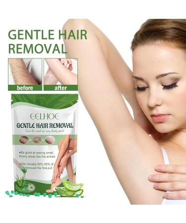 Wake Beads for Sensitive Skin Hair Removal | Gentle Wax Beans with Pure Aloe for Coarse Hair | Ideal for Pubic Area & Armpits - Buy Online on SooperMarket.com