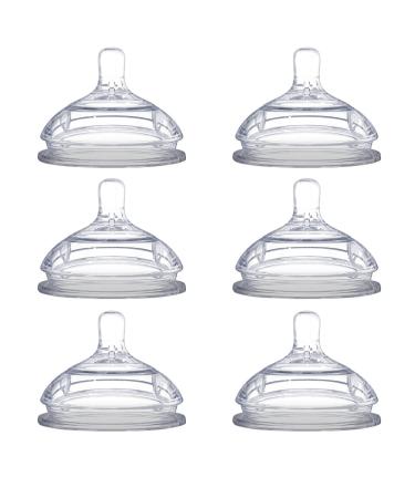 Comotomo Replacement Nipples Medium Flow - 2 Count 3 Packs