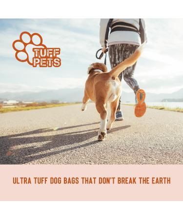 Tuff Pets Dog Poop Bag Holder - Poo Bag Holder Made From Bamboo - 1 Roll of Tuff Pets Poo Bags (10 Bags) Included - Dog poop bag Dispenser - Works With Any Poo Bag Rolls - Buy Online on SooperMarket.com