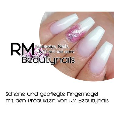 RM Beautynails 35g Acrylic Powder - Studio Quality French White for Nail Design | 1 Pack - Perfect for Professional Nail Art - Buy Online on SooperMarket.com