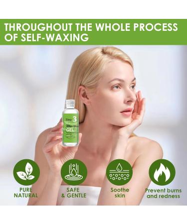 Demine Pre and Post Wax Care Kit - Professional Women's Waxing Kit with Cleanser, Remover Oil, and Aloe Vera Gel - Buy Online on SooperMarket.com