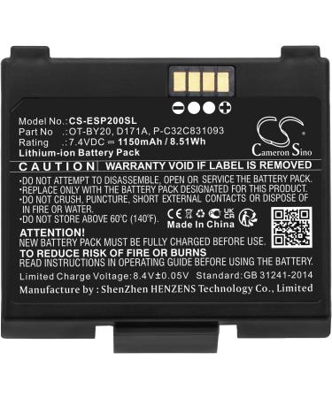 Battery Replacement for TM-P20 TM-P20II TM-P80II Plus - Compatible with Mobilink OT-BY20 P-C32C831093 - Reliable Power Solutions - Buy Online on SooperMarket.com