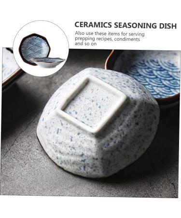 Zerodeko 2pcs Vintage Sauce Dish Dipping Sauce Plate Condiment Bowls Sushi Plushie Dipping Dishes Small Side Dish Japanese Dishes & Plates Appetizer Plate Flavor Dish Tableware Ceramics - Buy Online on SooperMarket.com