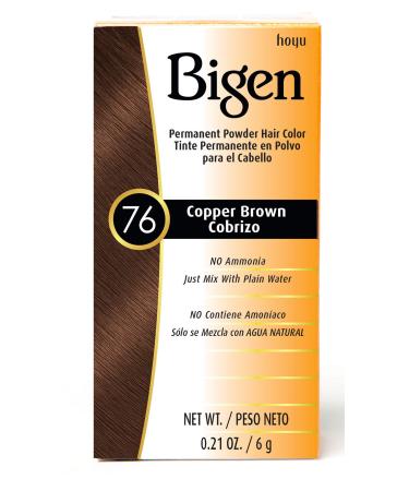 #76 Copper Brown Bigen Permanent Powder - 3 Pack