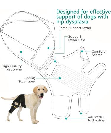 Dog Knee Brace for Torn Knee Brace for Dogs Dog Knee Braces for Back Leg ACL Hind Leg Adjustable Dog Acl Knee Brace Support for Large and Small Dogs with ACL CCL Cruciate Ligament Injuries - Buy Online on SooperMarket.com