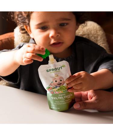 CoComelon Sprout Organic Baby Food Toddler Pouches - Veggie, Fruits, Grains 3.5 Oz (Pack of 12) - Buy Online on SooperMarket.com