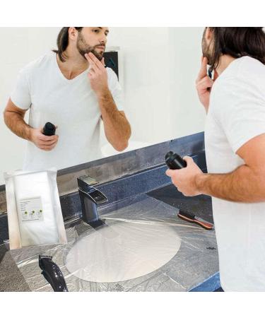 Jomewory 5-Piece Beard Hair Sink Cover & 20 Shaving Bars Essential Bathroom Kit for Easy Grooming & Trimming - Buy Online on SooperMarket.com