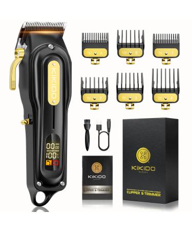 KNCANEO Hair Clippers for Men Professional -Cordless Beard Trimmer Rechargeable Waterproof Barber Clippers for Hair Cutting & Grooming Electric Shaver Gift for Men