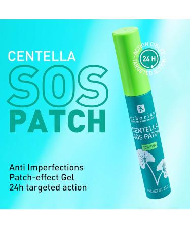 Erborian - Centella Acne Care - Soothing Moisturising Fluid 1% Bakuchiol/Patch Pimple Effect 10% PHA - Acne & Blemish Treatment - Korean Cosmetics SOS Patch - Buy Online on SooperMarket.com