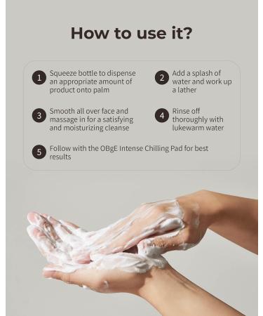 OBgE Cloud Deep Cleanser 5.1oz - Hydrating Foaming Face Wash for Men | Balance & Revitalize with Hyaluronic Acid & Tea Tree - International Shipping Available - Buy Online on SooperMarket.com