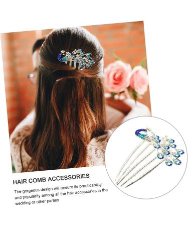 MUSISALY Diamond Phoenix Hair Comb Bride Hair Clip Rhinestone Barrette Comb Flower Girl Hair Clip Hair Combs for Women Bridal Headpieces for Wedding Flower Girl Barrette Wedding Hair Alloy - Buy Online on SooperMarket.com