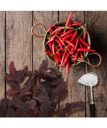 Piri Piri Biltong - High Protein Healthy Snack from British & Irish Beef | 250g Pack - The Original Biltong Company - Buy Online on SooperMarket.com