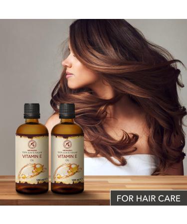 Vitamin E Oil 200ml - Anti-Aging & Wrinkle Care - Rich in Tocopherol - 2x100ml - Buy Online on SooperMarket.com