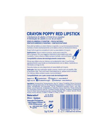Buy Crayon Stick Poppy Red - High-Quality Vibrant Art Supplies | International Shipping Available - Buy Online on SooperMarket.com