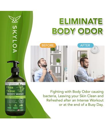 Antifungal Body Wash | Tea Tree Oil Soap for Jock Itch Acne Ringworm & More - 500ml | Natural & Effective - Buy Online on SooperMarket.com