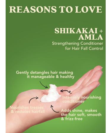 Strengthening Conditioner for Hair Fall Control - Shikakai & Amla - 300ml | International Shipping - Buy Online on SooperMarket.com