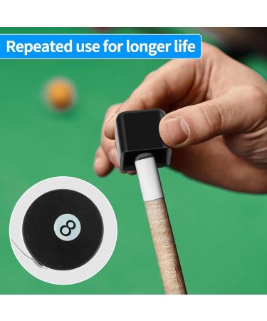 Thinp 2-Piece Billiard Queue Chalk Holder - Recoverable Snooker Chalk Bag - Pool Cue Cover in Black | Shop Internationally - Buy Online on SooperMarket.com