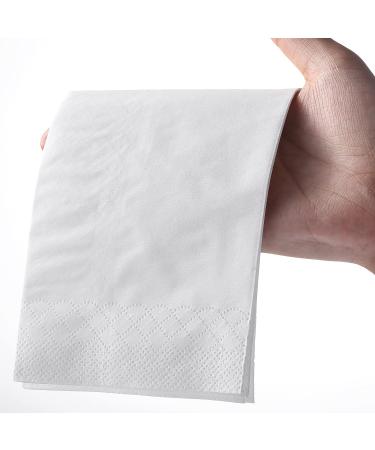 LEKOCH 200 pcs Disposable White Napkins - Premium 2 Ply Wedding Napkins 40x40 - Perfect for Events & Parties - Buy Online on SooperMarket.com