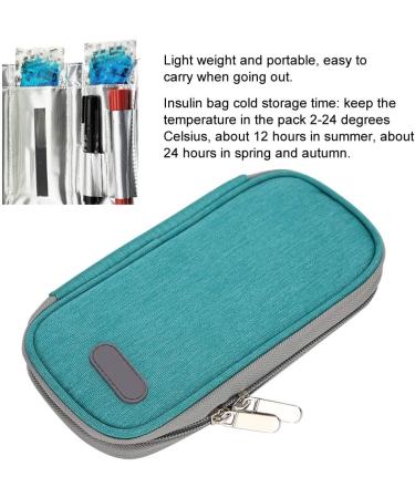 Kadimendium Insulin Cold Storage Bag Portable Insulin Cool Bag Eco Friendly Waterproof for Patient Care(Green) - Buy Online on SooperMarket.com