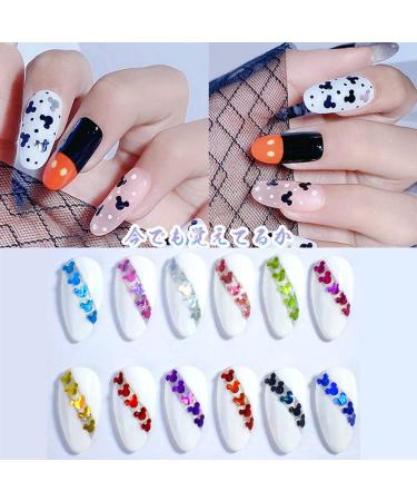 Bonnie-Sam Laser Nail Art Glitter Sequins - 12 Boxes of Butterfly, Star, Moon, Heart, and Flower Designs for Nail, Face, Eyes, and Body Decor - Holiday Collection - Buy Online on SooperMarket.com