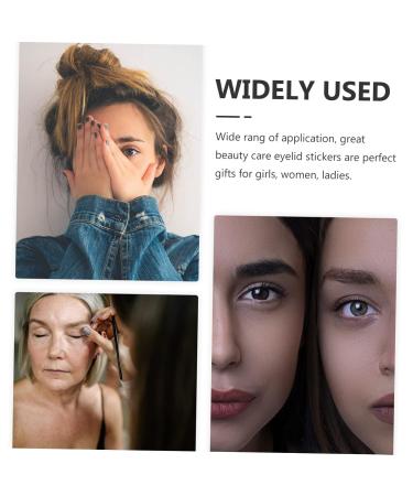 BELLIFFY 4 Rolls Double Eyelid Stickers Natural Ultra Invisible Instant Eyelid Lifter Strip Double Eyelid Strip Female Eyelid Tape Eye Shaping Makeup Supplies Round Stickers Eye Sticker Pvc - Buy Online on SooperMarket.com