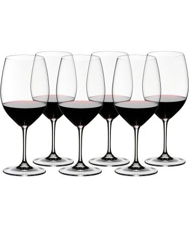 RIEDEL Vinum Cabernet Sauvignon/Merlot Glasses - 8 Count Pack (Pay for 6, Get 8) | Bordeaux Wine Glasses - Buy Online on SooperMarket.com