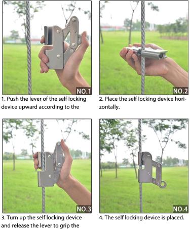 Buy Vestlife Self-Assurance Rope Gripper - Alloyed Steel Climbing Gear for Tree Nursing | Strong Load Capacity & Anti-Fall Safety - Buy Online on SooperMarket.com