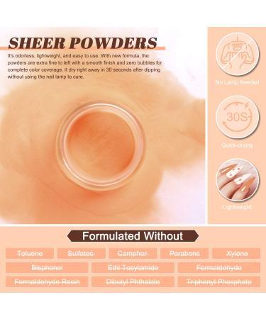 Buy Lavender Violets Dip Powder System - 20 PCs French Nail Starter Kit with Base & Top Coat for Perfect Manicure | Acrylic Powder Color for Nail Art - Buy Online on SooperMarket.com