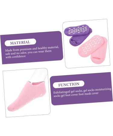 Beavorty 4 Pairs Gel Socks Miss Commodity Spa Cotton Yarn - Buy Online on SooperMarket.com