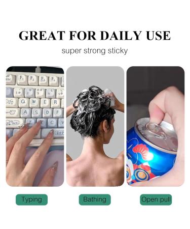 Nail Adhesive for Press on Nails | (1 Sheet) Nail Adhesive Jelly Sticky Tabs - Press on Nail Stickers Long Lasting Double Sided Nail Glue for Nail Tip Press on Nails - Buy Online on SooperMarket.com