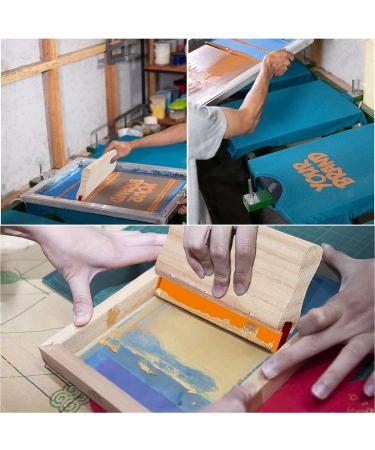 Colovis 30 PCS Screen Printing Kit for Home or Small Business - Frames, Squeegees, Inkjet Film, Masking Tape & More - Buy Online on SooperMarket.com