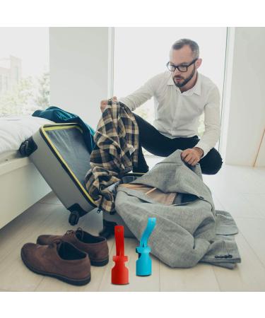 Lazy Shoe Helper Set - Portable Shoe Slider Tool for Easy On/Off - Blue/Red - One Size Fits Most - Buy Online on SooperMarket.com