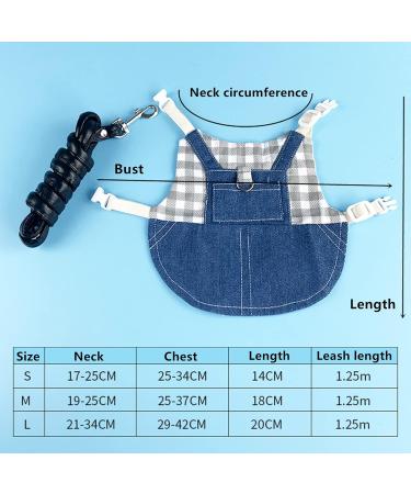 Adjustable Soft Rabbit Dishes & Leash Set - Perfect for Rabbits Cats and Guinea Pigs | Size M Blue - Buy Online on SooperMarket.com