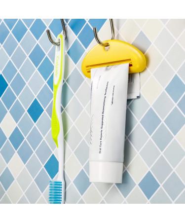 Quesuc 8 Pieces Toothpaste Tube Squeezer Dispenser Toothpaste Clips for Bathroom (Red Green Yellow White) - Buy Online on SooperMarket.com