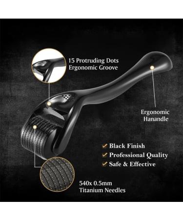 Beard Roller 0.5mm - Microneedle Dermaroller for Beard Growth & Care | 1 Pack - Buy Online on SooperMarket.com