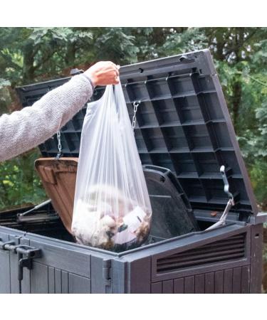 Premiumline Tear-Resistant & Waterproof Garbage Bags - 35L 3-Pack - Strong Stretch Handles - 90 Pieces Total - Ideal for International Shipping - Buy Online on SooperMarket.com