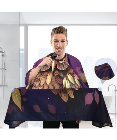 Kigai Cute Owls Barber Cape - Professional Waterproof Hair Cutting Cape for Men & Women with Adjustable Snap Closure - Buy Online on SooperMarket.com