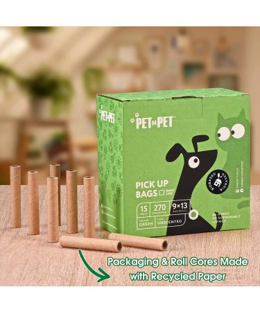 PET N PET USDA Certified 38% Biobased Dog Poop Bags 270/540 Counts - 9x13 Inches, 15 Refill Rolls - Buy Online on SooperMarket.com